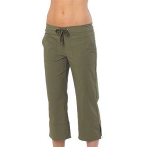 Prana army green Capri pants size M